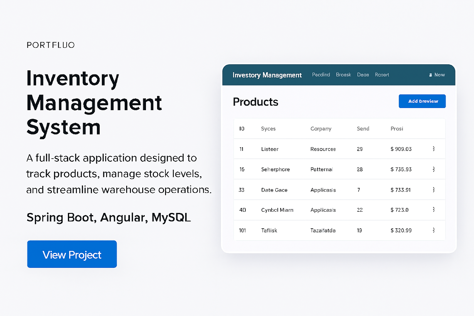 Inventory Management System